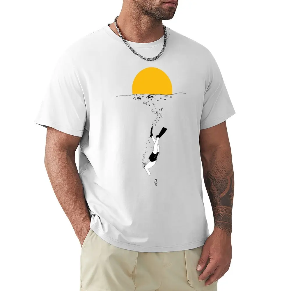 

Crewneck Diving Heart Beat Free Diver 12 T-shirt Campaign T-shirts Funny Humor Graphic Travel Eur Size