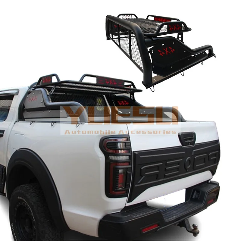 4x4 Ute Tub Rack Roll Bar Steel Car Roof Cargo Carrier Truck Bed Rack for Ford Ranger F150 Toyota Hilux