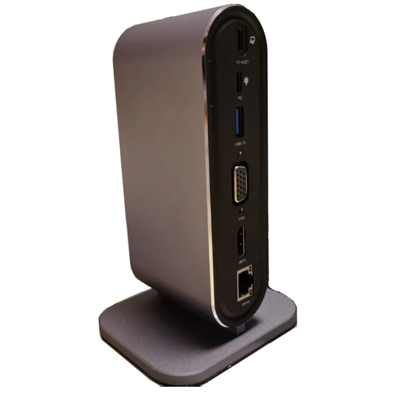 

12 In 1 Type C HUB USB 3.0 Vertical Dock Station USB-C Splitter TF Reader Ethernet Adapter 4K PD 100W For Laptop PC