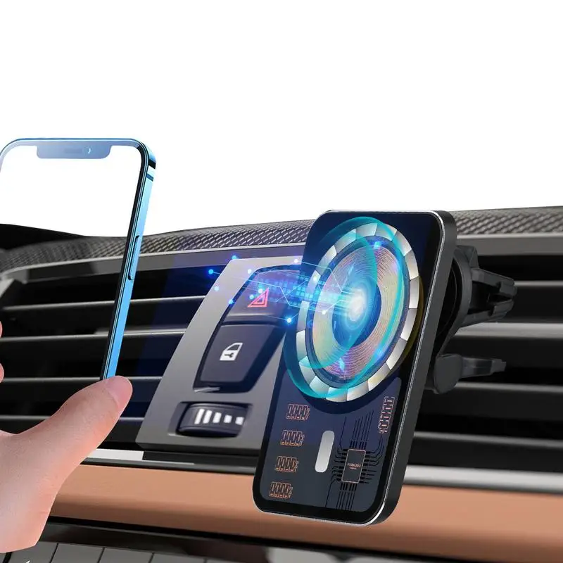 

Умный беспроводной Автомобильный держатель для телефона с автоматическим датчиком, зарядное устройство, автомобильный держатель для телефона, беспроводная Быстрая зарядка для IPhone13/12 11/ Pro