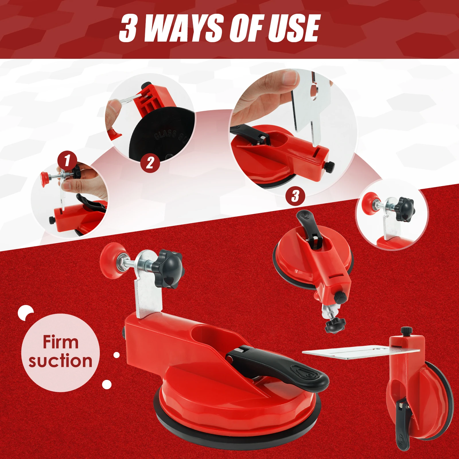 Stable Suction Cup Marble Leveling Splicer Versatile Ceramic Tile Tightening Tools Fit Solid Wall Tile Leveler for Wall Tiles