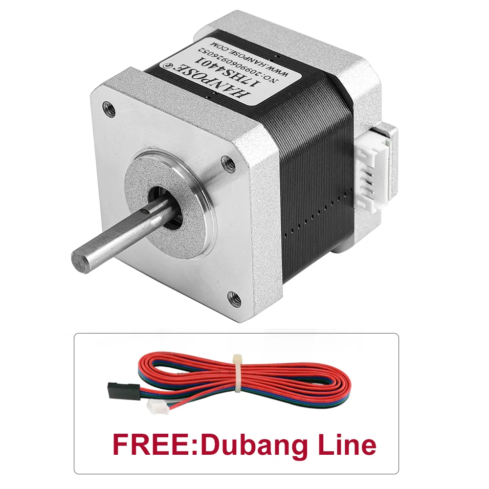 Nema 17 Stepper Motor 40mm 17HS4401-D 40N.cm 1.5A 12V 42BYGH 4-lead for CNC Reprap 3D Printer 42 Stepper Motor