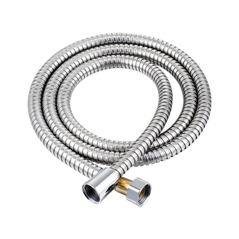 Shower Hose 304 Stainless Steel Shower Hose Encryption Explosion-proof Faucet Hose Flexible Thick Spring Tube Bathroom 1.5/2/3m Shower