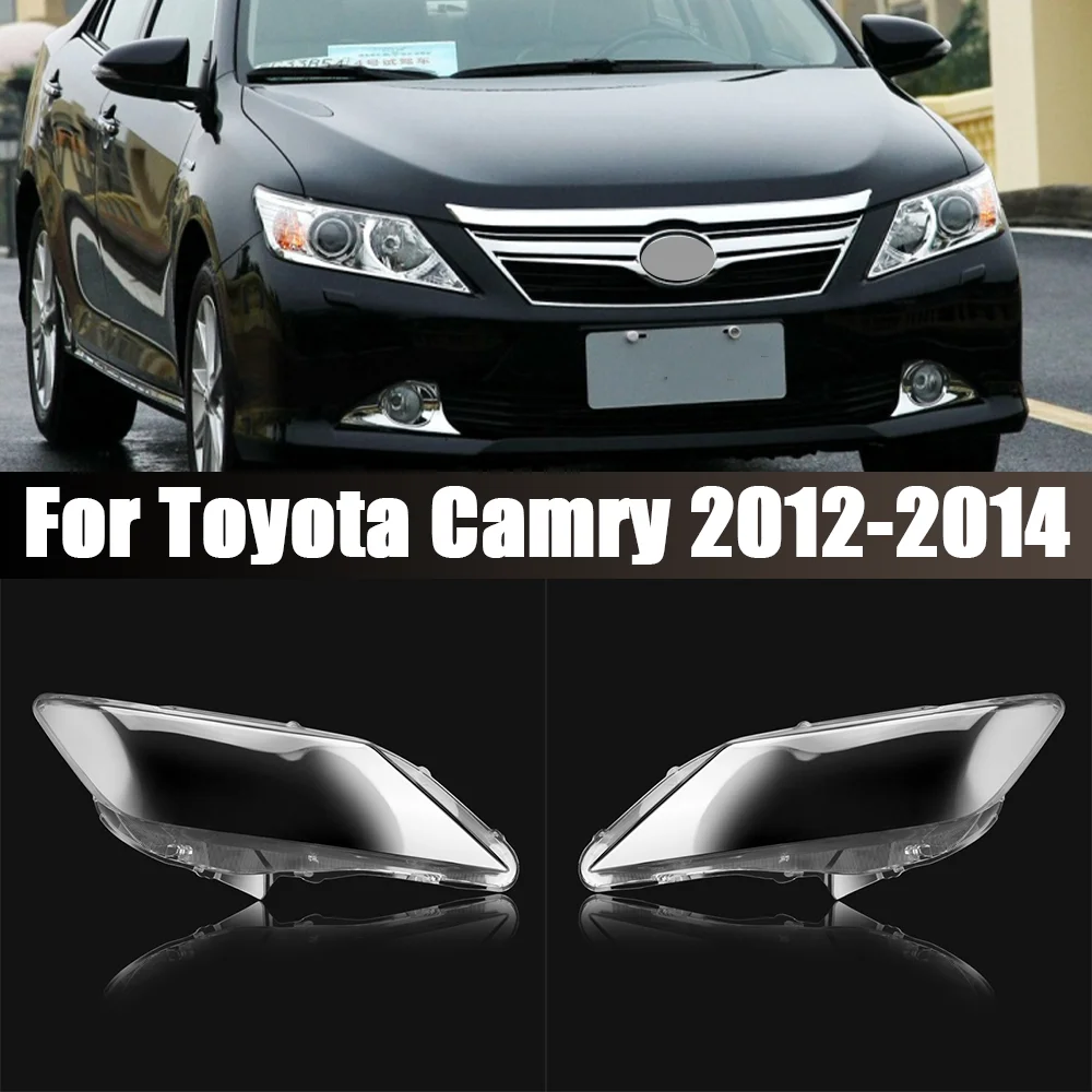 For Toyota Camry 2012 2013 2014 Lamp Cover Headlamp Shell Transparent