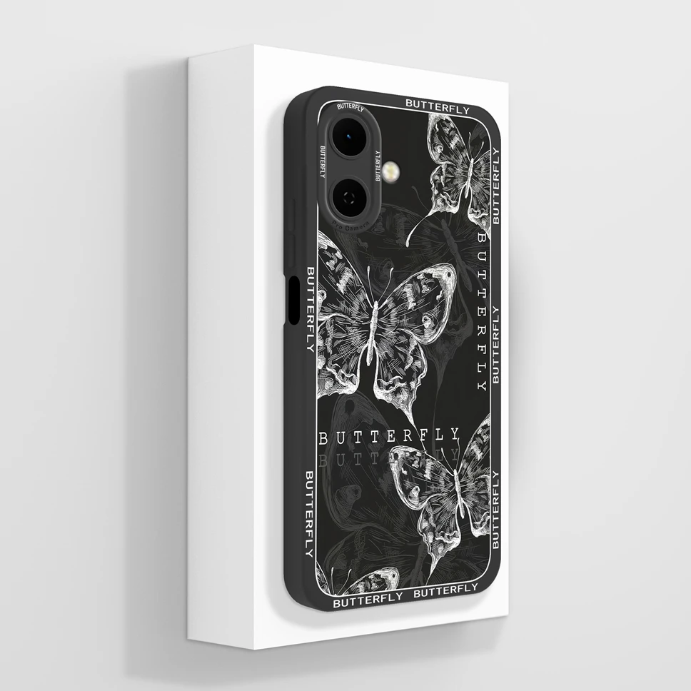 Floral Soft Silicone Phone Case with Full Coverage