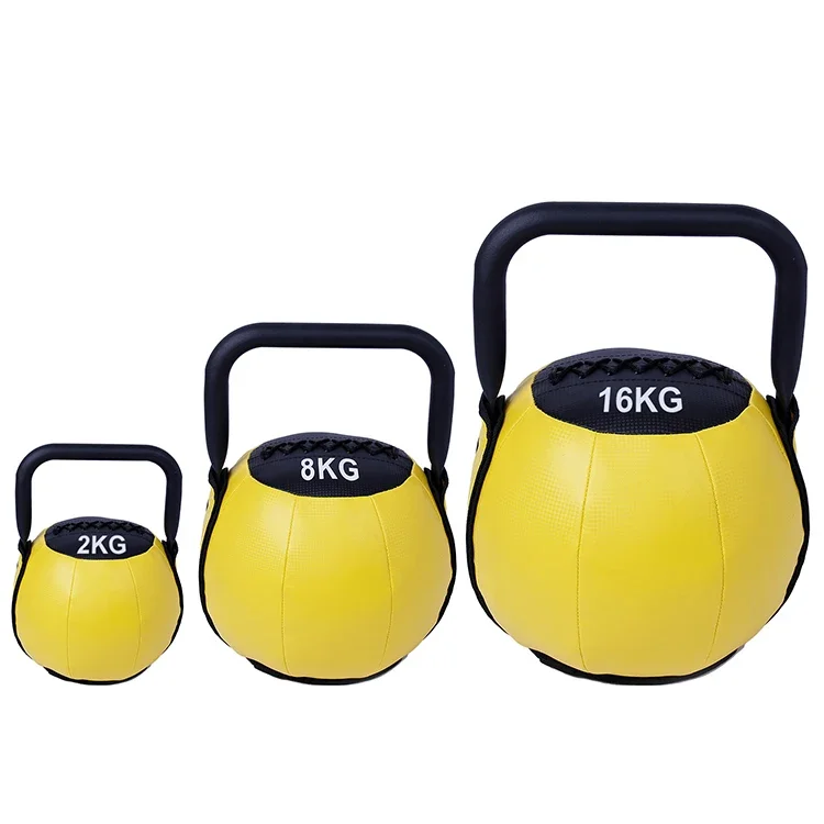 

Soft competition kettlebell with iron Handle for exercising 8-16KG