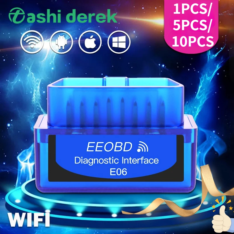 Az Összes 12 V -Os Autó Hibás Diagnosztikai Eszközzel Működik E06 Eeobd Wifi Car Diagnostic Instrument Obd2 Car Detektor Elm327 Obdii