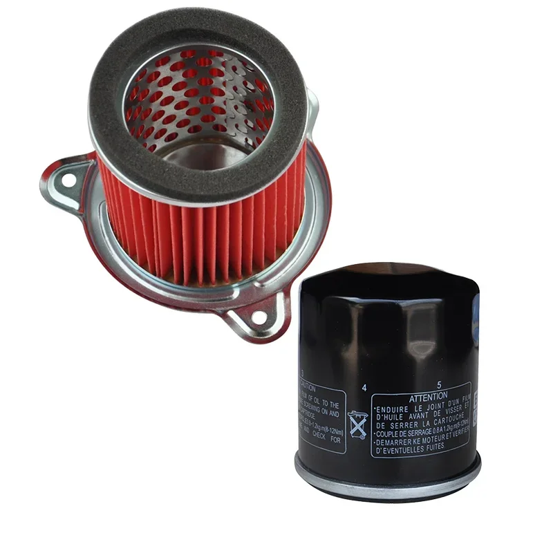 Motorcycle Air Filter And Oil Filters For Honda XL600V Transalp 600 1987-2000 XRV650 Africa Twin 650 88-90 XRV750 90-92 air filter motorcycle air filter air filter cleaner