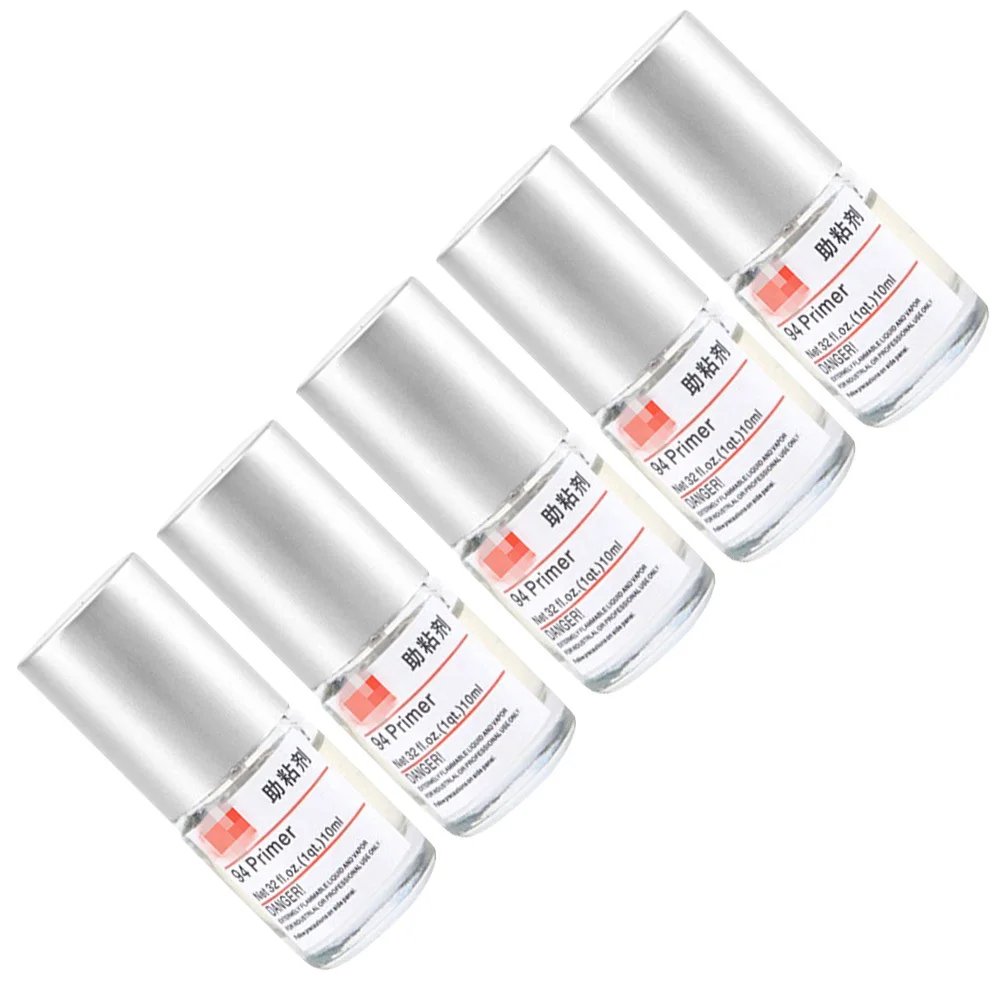 น้ำยาเพิ่มการยึดเกาะ 5 ขวด ขนาด 10 มล. สำหรับเทปกาวสองหน้าชนิดแข็งแรง ใช้กับกระจกรถยนต์ พลาสติก ยาง โลหะ เซรามิก น้ำยาเคลือบพื้นผิว 1