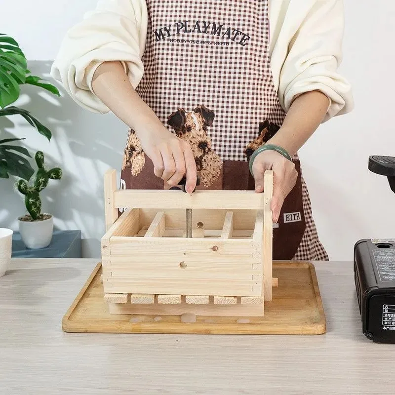 Premium Cooking Tool Set for Homemade with Tofu Molds and Press Homemade Kit with Tofu Press and Molds