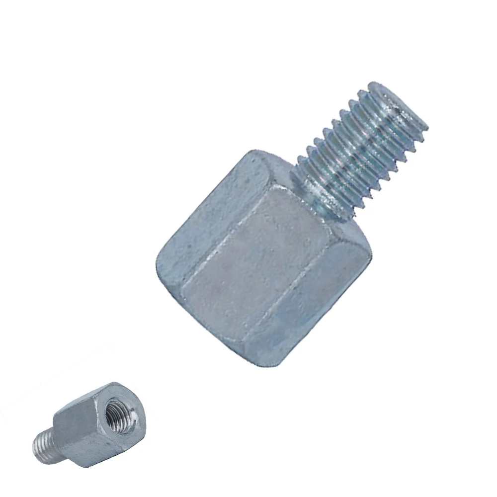 

8mm Anti-Clockwise Steel Metal Rearview Mirror Adapter Bolt Screw Thread Conversion Bolt Motorbike Mirror Screw
