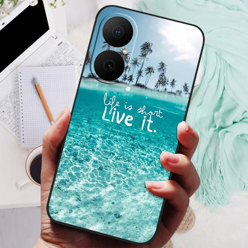 Silicon Back Cover Phone Case with Soft Bumper - Durable and Stylish Coque