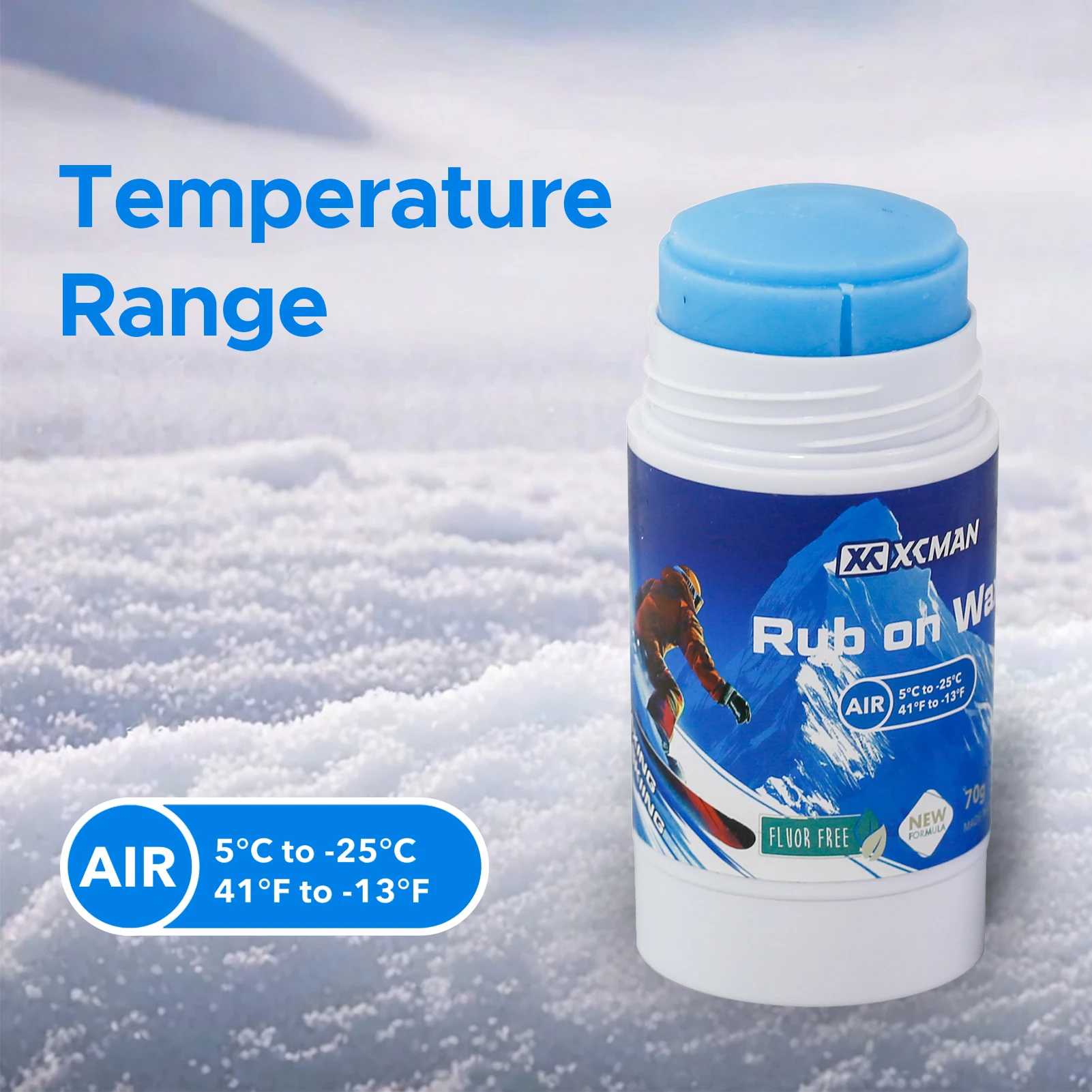 XCMAN Quick Ski & Snowboard Wax 3