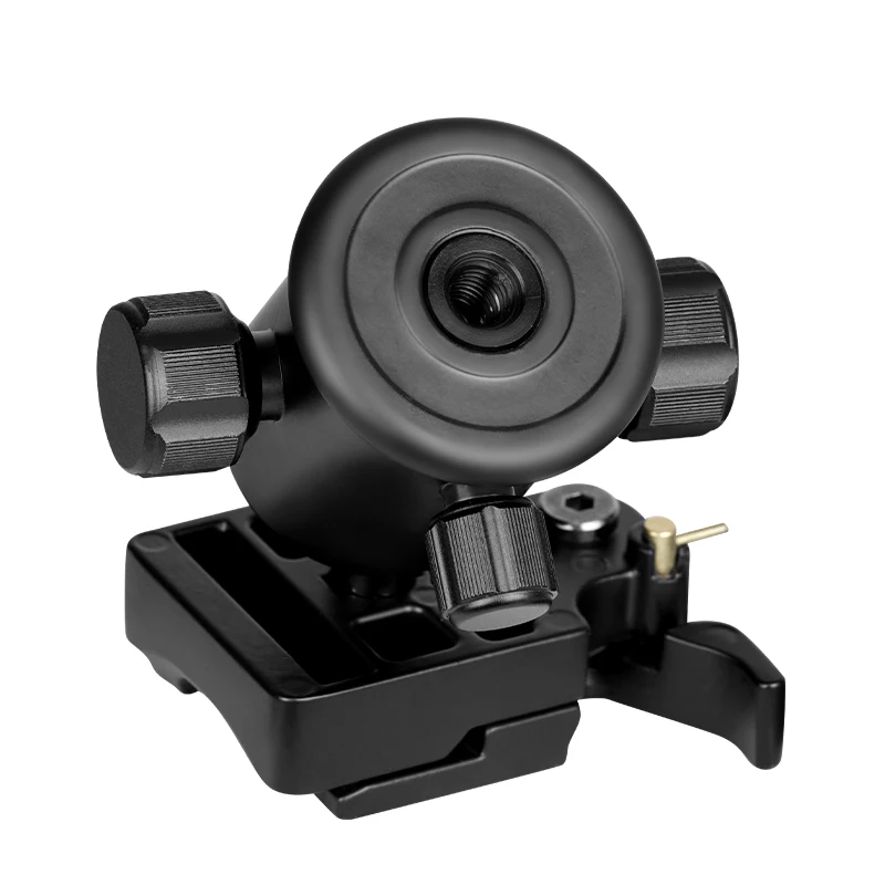 Manbily KM0 Professional Camera Ball Head Ballhead Tripod Head Panoramic Sliding Rail with Manfrotto 200PL-14 Clamp tripod ball head