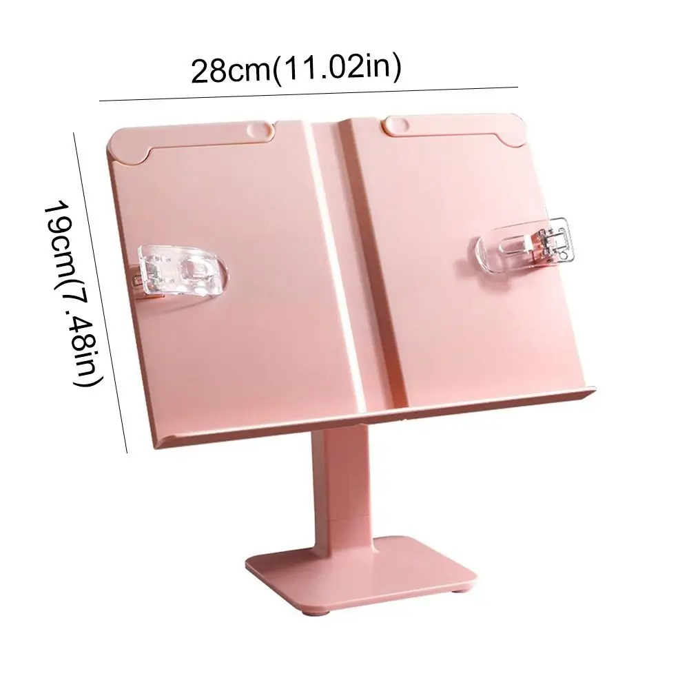 Shelf Office Supplies Lift Book Stand Canvas Holder Reading Stand Desk Bookshelf 5