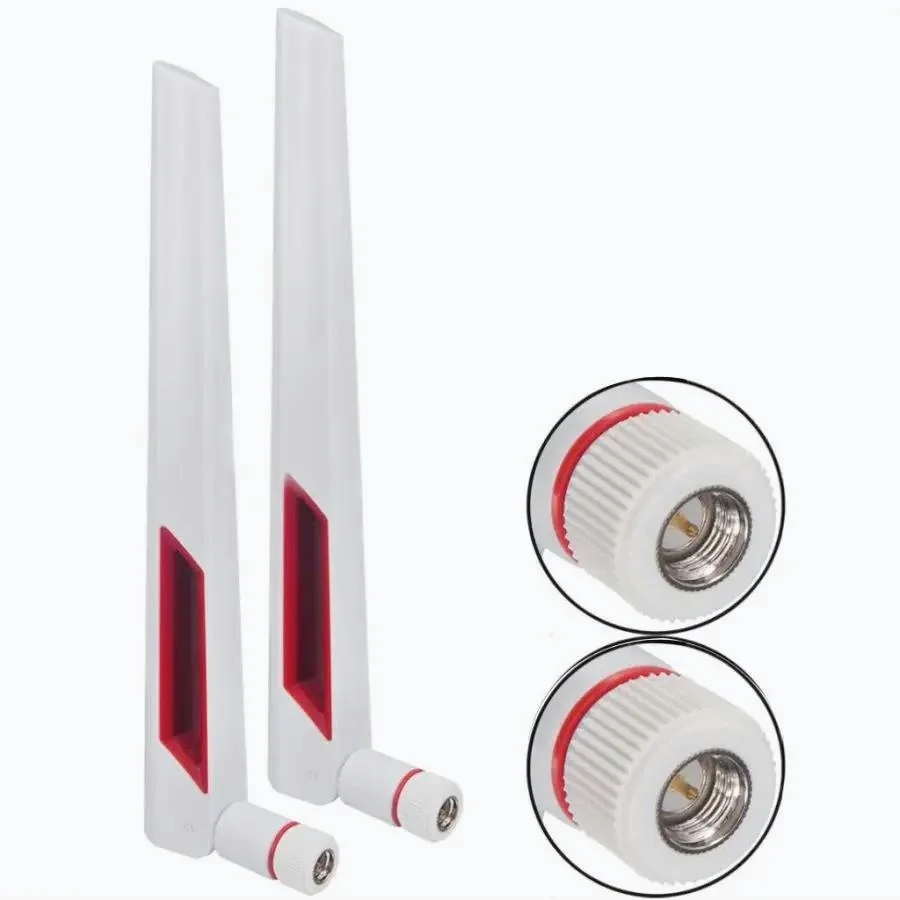WiFi Antenna Dual Band Universal Amplifier WLAN Router Signal Booster Male SMA RP-SMA Male 12dBi 2.4G 5G 5.8GHz