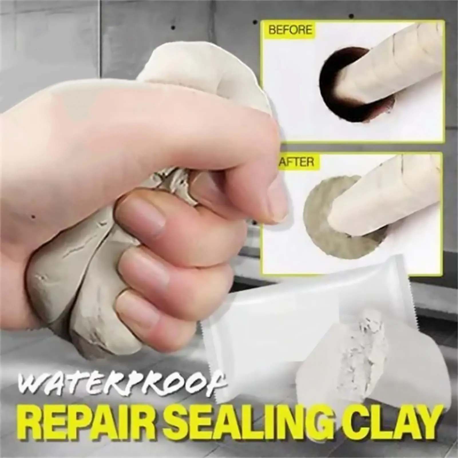 20g Waterproof Sealant Mastic Air Conditioning Sewer Pipe Sealing Mud