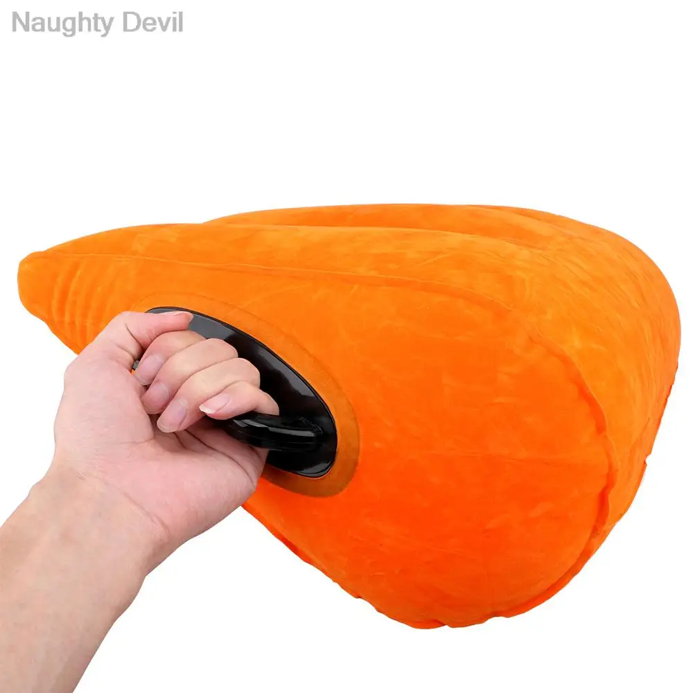 Naughty Devil Inflatable Sex Pillow Adult Furniture Sexual Cushion Love Position Sofa Erotic Sex Toys For Couples Games 18+