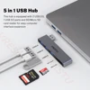 5 in 1 USB HUB High Speed USB 3.0 OTG Splitter Card Reader Multiport with SD TF Ports Computer Accessories USB Micro SD Adapter 2