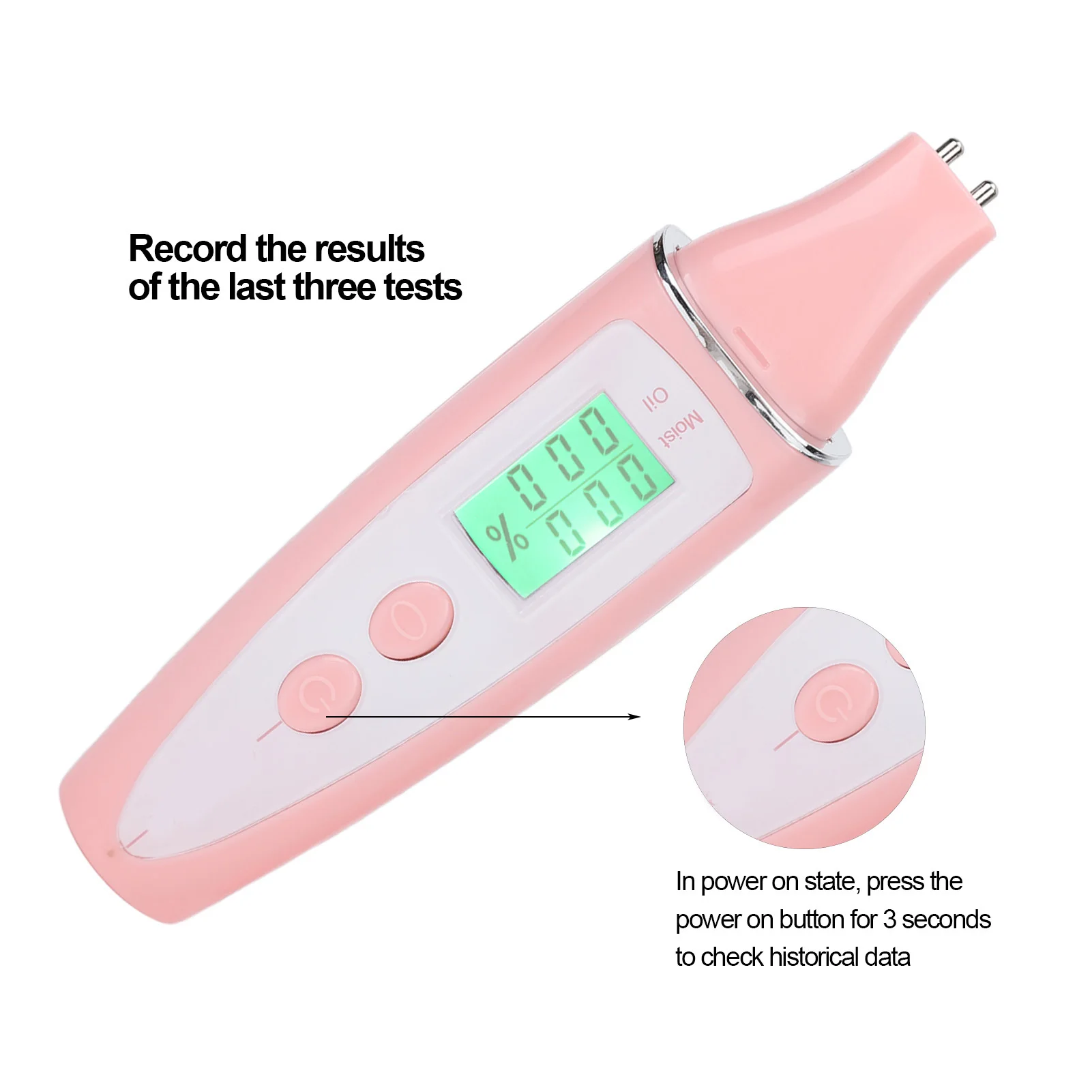 Facial Skin Tester Smart Display Skin Care Portable Digital Detector Pen for Home Beauty Salon Digital Detector Pen