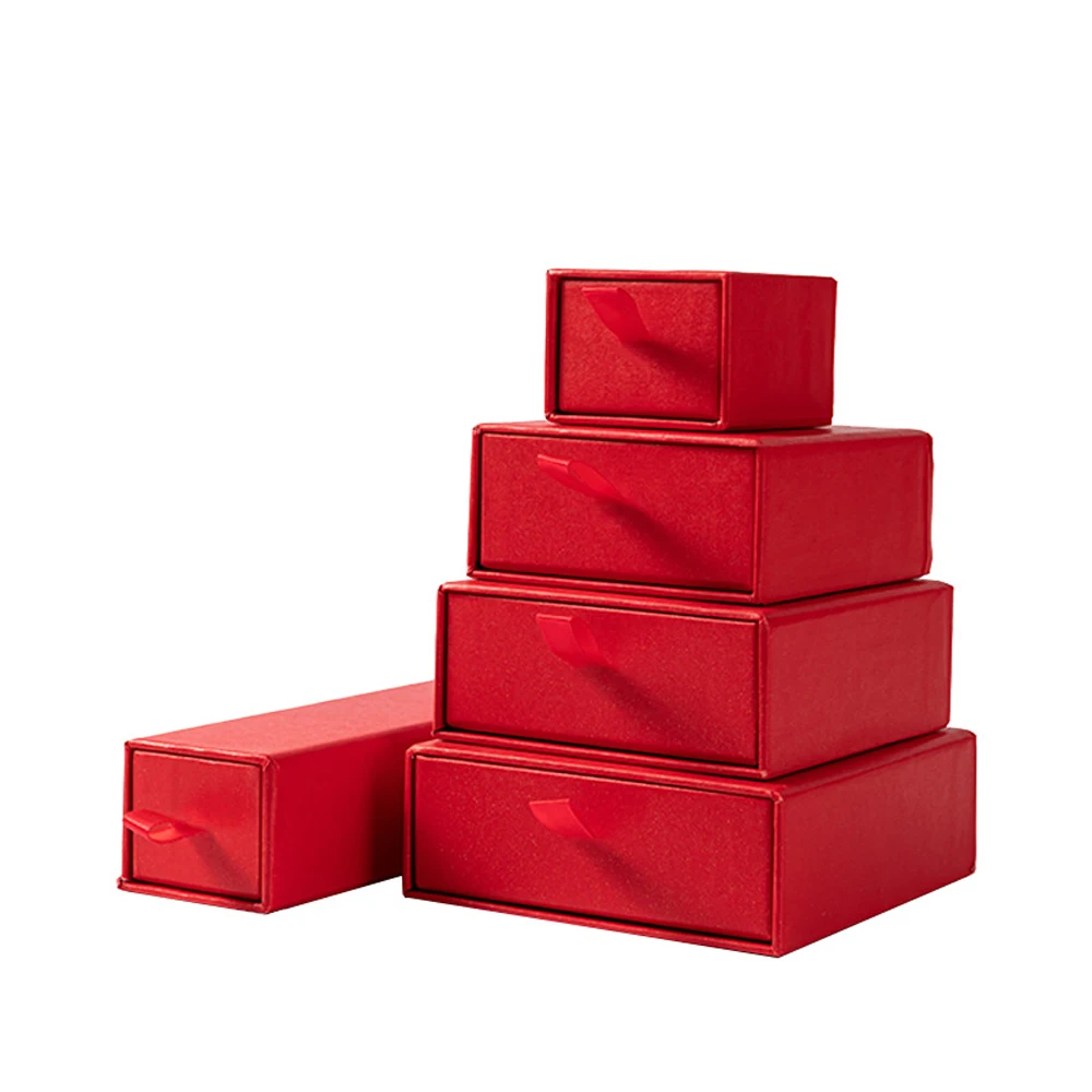 50 Stück Schmuck-Papierschachteln mit individuellem Logo für Ringe, Ohrringe, Armbänder, Anhänger, Halsketten, Verpackung, Reisegeschenk, Präsentationsorganizer – Detail 11