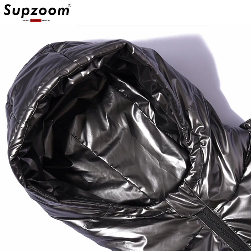 Supzoom Top Fashion Hip Hop Print Bread Suit Winter Cotton Couple Cold Clothes Hooded Casual Mens Jackets And Coats cotton jacket