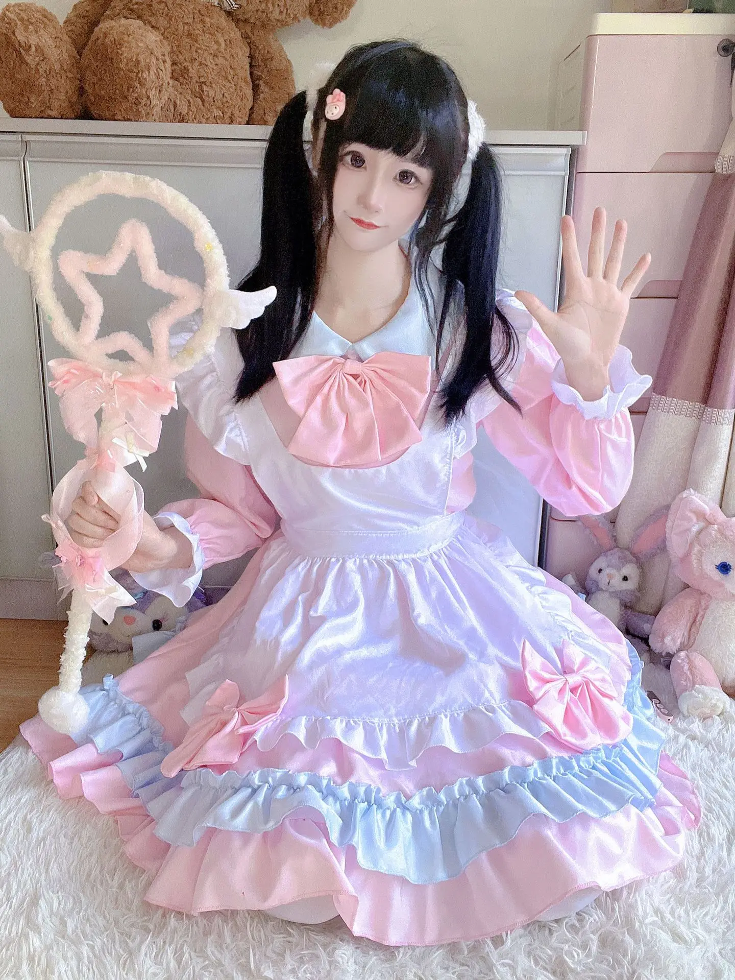 

New Lolita role-playing Lolita women's caf é COS anime carnival party performance maid outfit