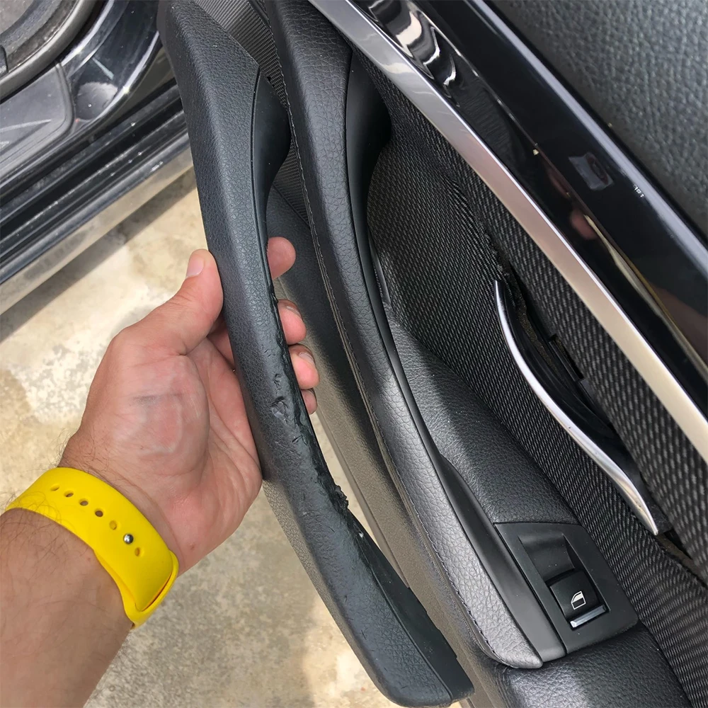 Links Rechts Innen Beifahrertür Leder Zuggriff Montage Für BMW 5er F10 F11 F18 520i 523i 525i 528i 535i – Detail 8