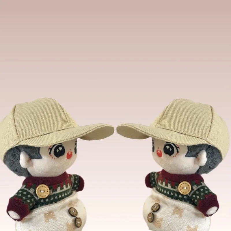 Cotton Doll 10cm Duck Tongue Baseball Hat Men's and Women's Handsome Hat 15cm 20cm Baby Clothing Love Bean Cute
