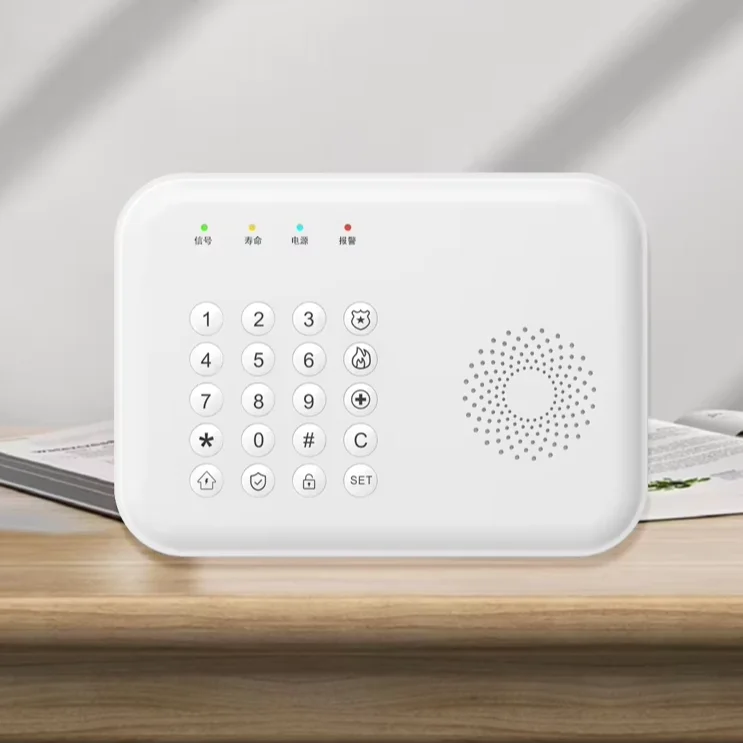 2025 New Simple GSM WIFI Smart Home Security Burglar Anti-thief Intruder Alarm System Based on Tuya or Smart Life APP