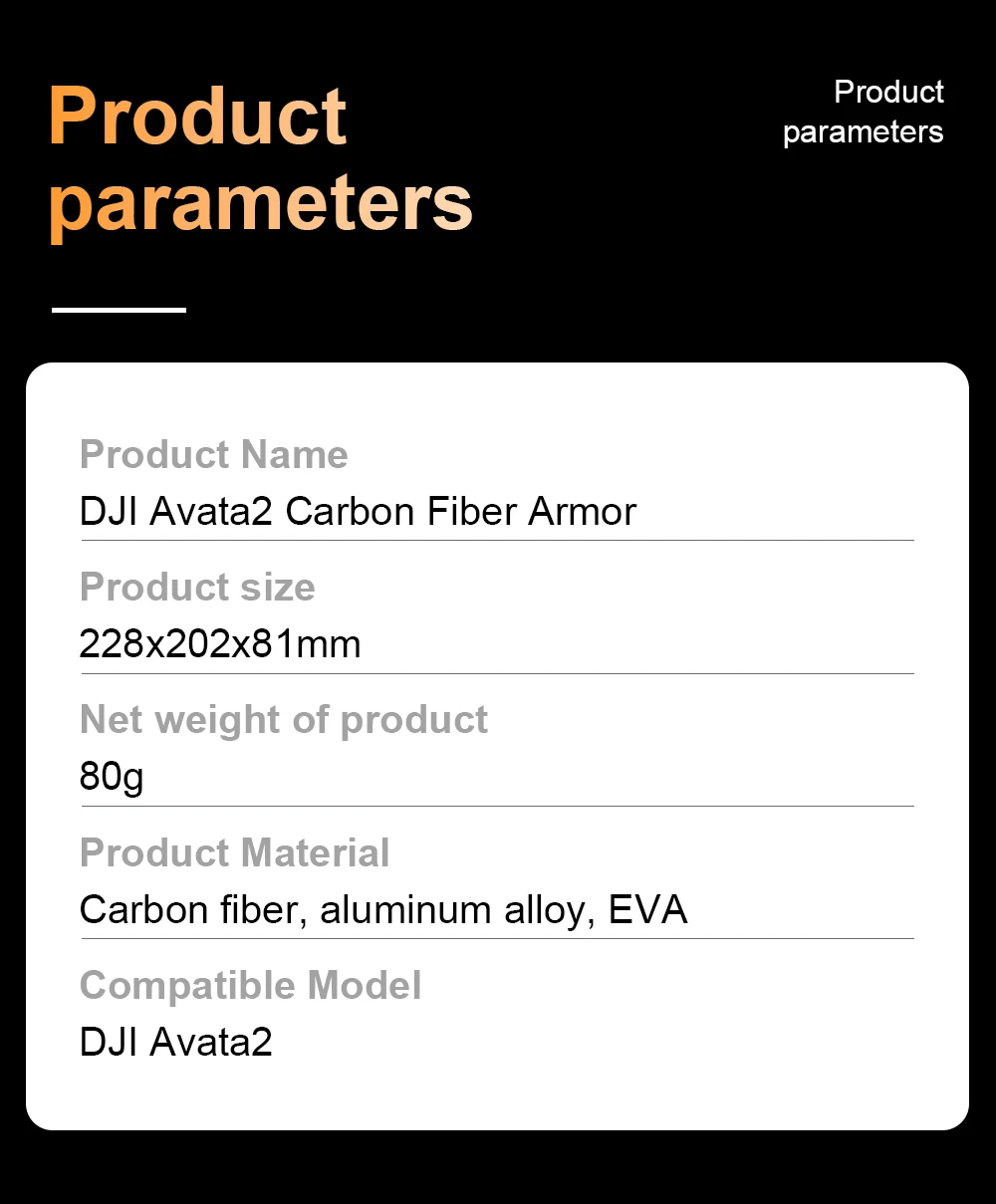 360° Full Protection Enhanced Armor for AVATA 2 Drone Protector Bumper Ring Pro