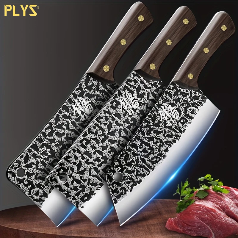 PLYS-Kitchen Knife Forging Super Fast Sharp Knife Set Chef Special Meat  Knife Bone Cutter