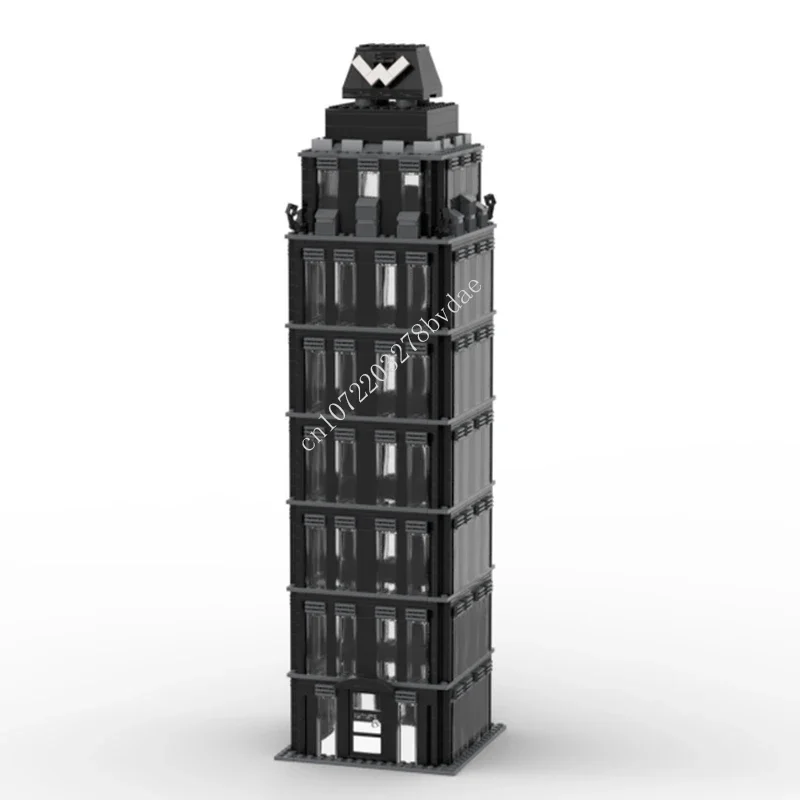 

1082PCS Customized MOC Modular Wayne Tower Model Building Blocks Technology Bricks DIY Creative Assembly Toys Birthday Gifts