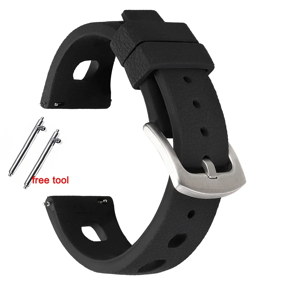 Innovative Tropical Rubber Watch Strap with Quick Release