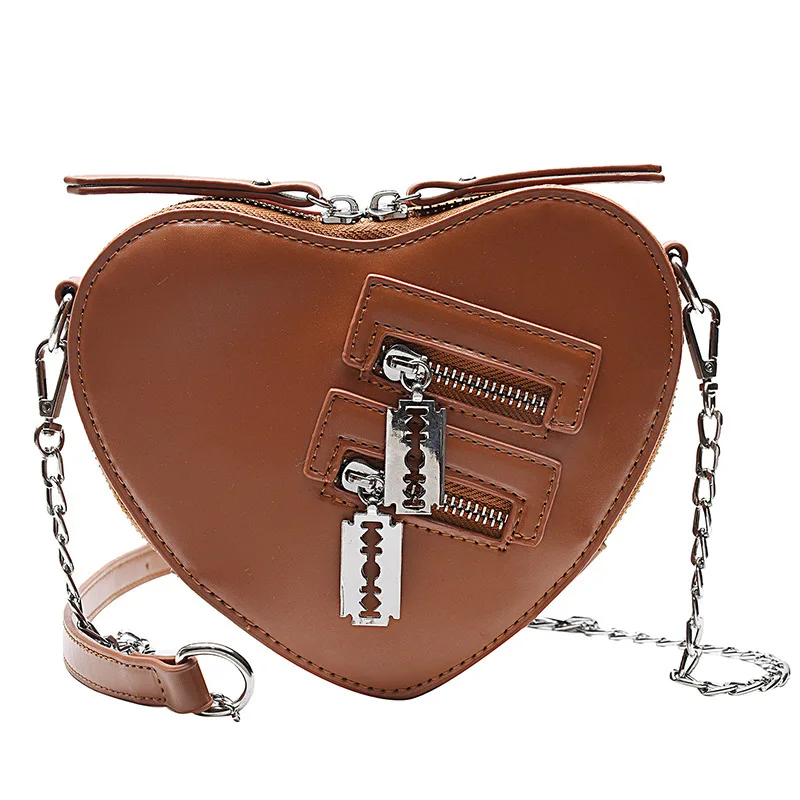 

2023 Luxury Handbags Women High-Quality Designer Bag Brand Love Heart Shoulder Bags Sac A Mian PU Leather Messenger Bag Bolsas
