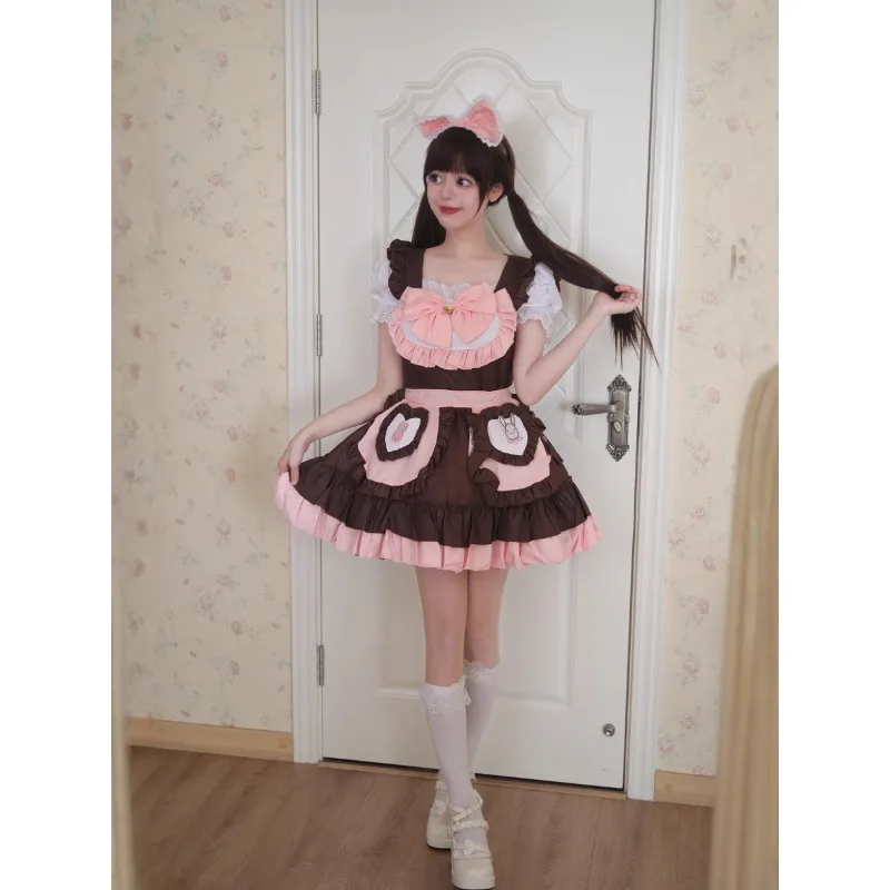 Halloween Cute Bunny Lolita Maid Cosplay Kleid für Damen, S-5XL 13 Halloween Cute Bunny Lolita Maid Cosplay Kleid für Damen, S-5XL 1
