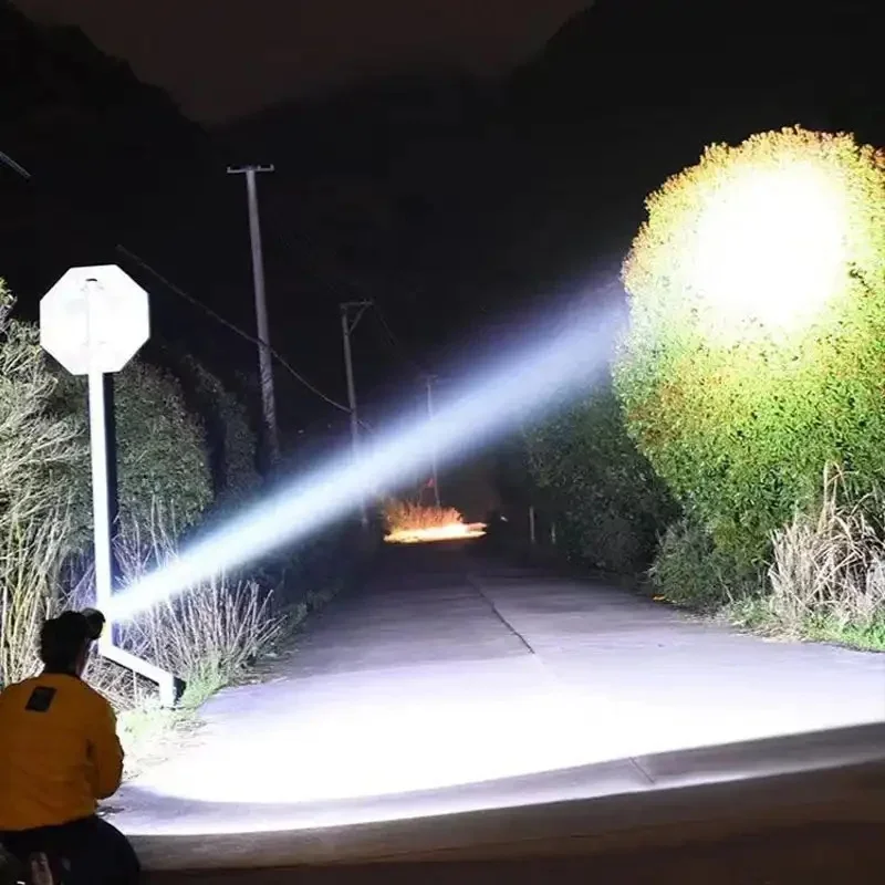 680000000LM 초강력 LED 헤드램프 슈퍼 브라이트 충전식 헤드 손전등 장거리 6000m 헤드라이트 낚시 사냥