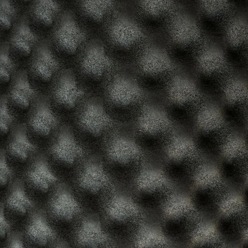 Car Self Adhesive Sound Proof Foam 200/50cm Wavy Rubber Foam Cotton Acoustic Soundproof Insulation Mat Office Car Accessories
