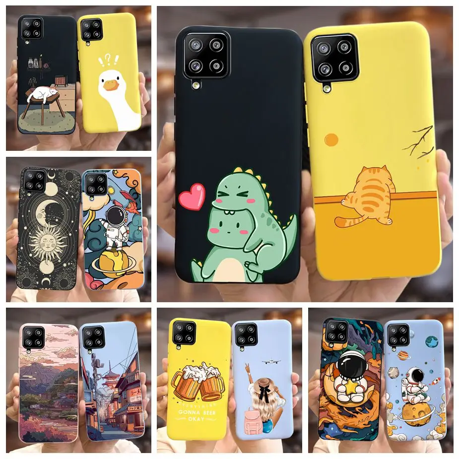Stylish Cartoon Painted Soft Phone Case with Bumper
