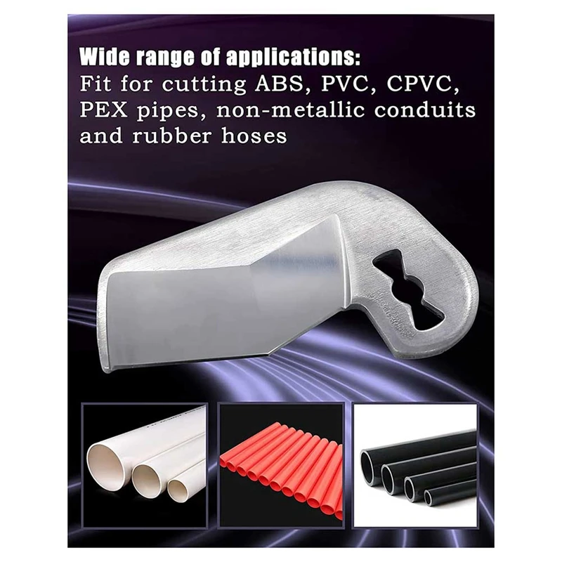 48-44-0405 M12 PVC Replacement Shear Blade For Plastic Pipe, Fit For 2470-20, 2470-21, PVC, ABS, PEX 6
