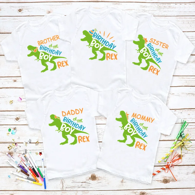  Womens Dinosaur Cute Number Seven Boys, Girls Matching