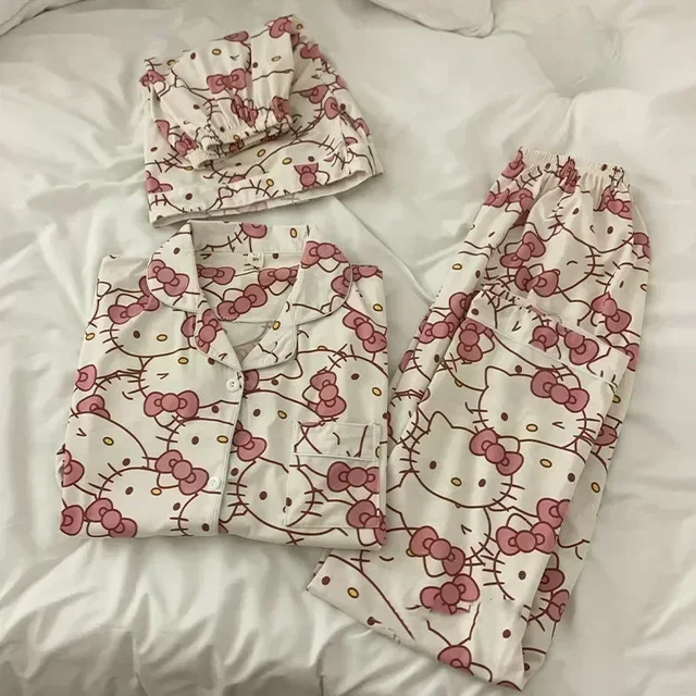 Sanrio Kuromi and Hello Kitty Melody Pajamas
