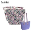 TANQU New Composite Twill Cloth Waterproof Inner Lining Insert Zipper Pocket for Classic Mini Obag Senior Inner Pocket for O Bag 1