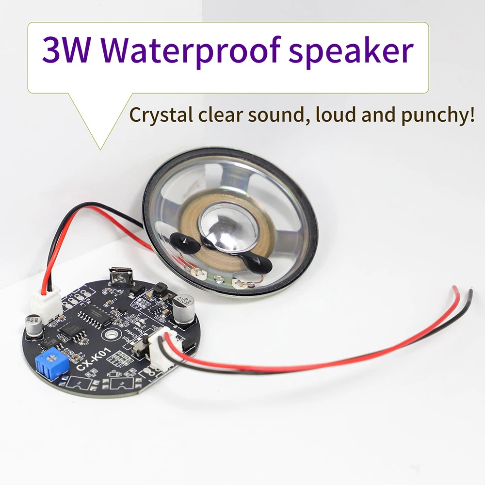 Voice Prompter MP3 Audio Module with Customized Playback and Start Voice Feature