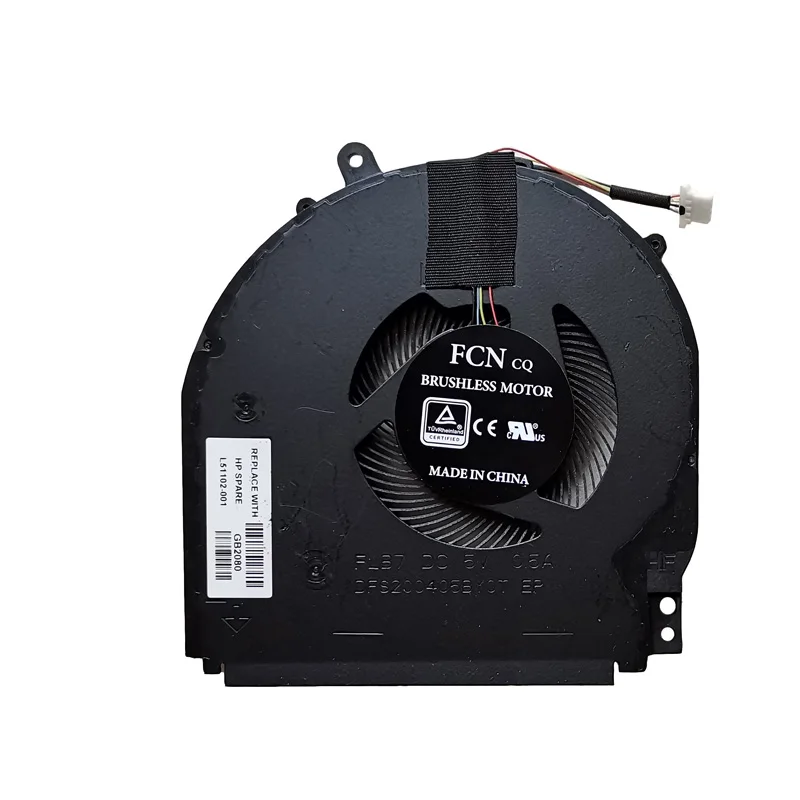 New CPU Cooler Fan For HP Pavilion X360 14 DH 14M DH 1036tx TPN W139 14