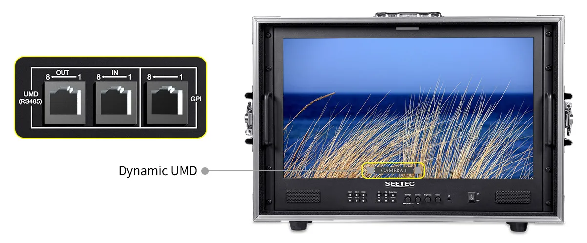ATEM215S-CO 21.5 Inch Portable Carry-on Multi-camera Director Monitor Full HD 19