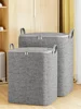 Large Clothing Quilt Storage Bag Home Closets Non-Woven Fabric Organizer Box Bedrooms Storager with Cover Handle 3