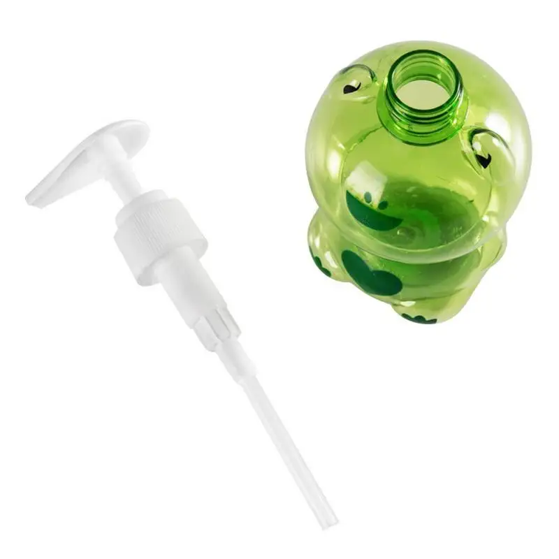 250ml Portable Kids Cute Animal Soap Dispenser Frog/duck Shape Push-type Dispenser Shampoo Container Soap Dispenser Shampoo Dispenser