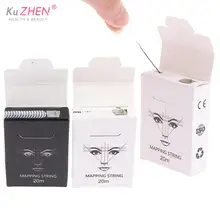 

1Roll Mapping Pre-ink String For Microblading Eyebow Make Up Dyeing Liners Thread Semi Permanent Positioning Eyebrow Measuring