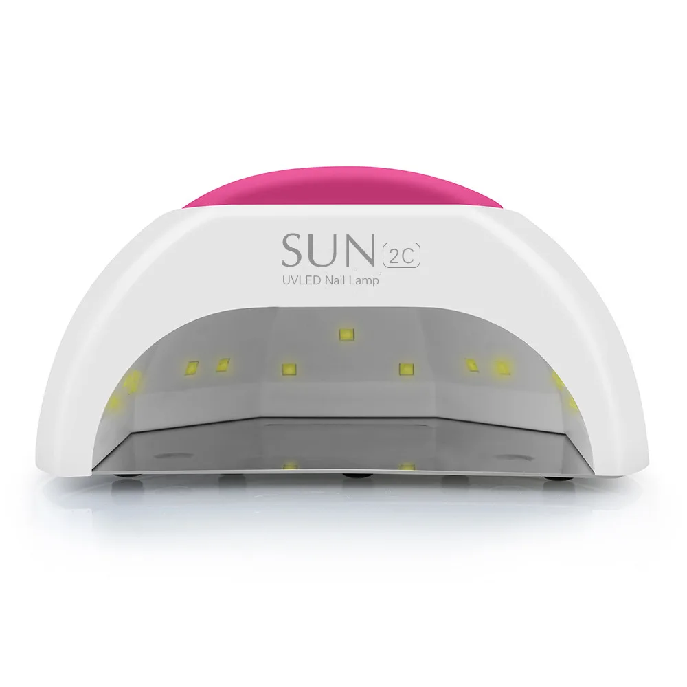 48W UV LED 네일 램프 라이트 드라이어, 젤 폴리쉬용, 33개의 비즈, 자동 센서, 전문가용 네일, 화이트